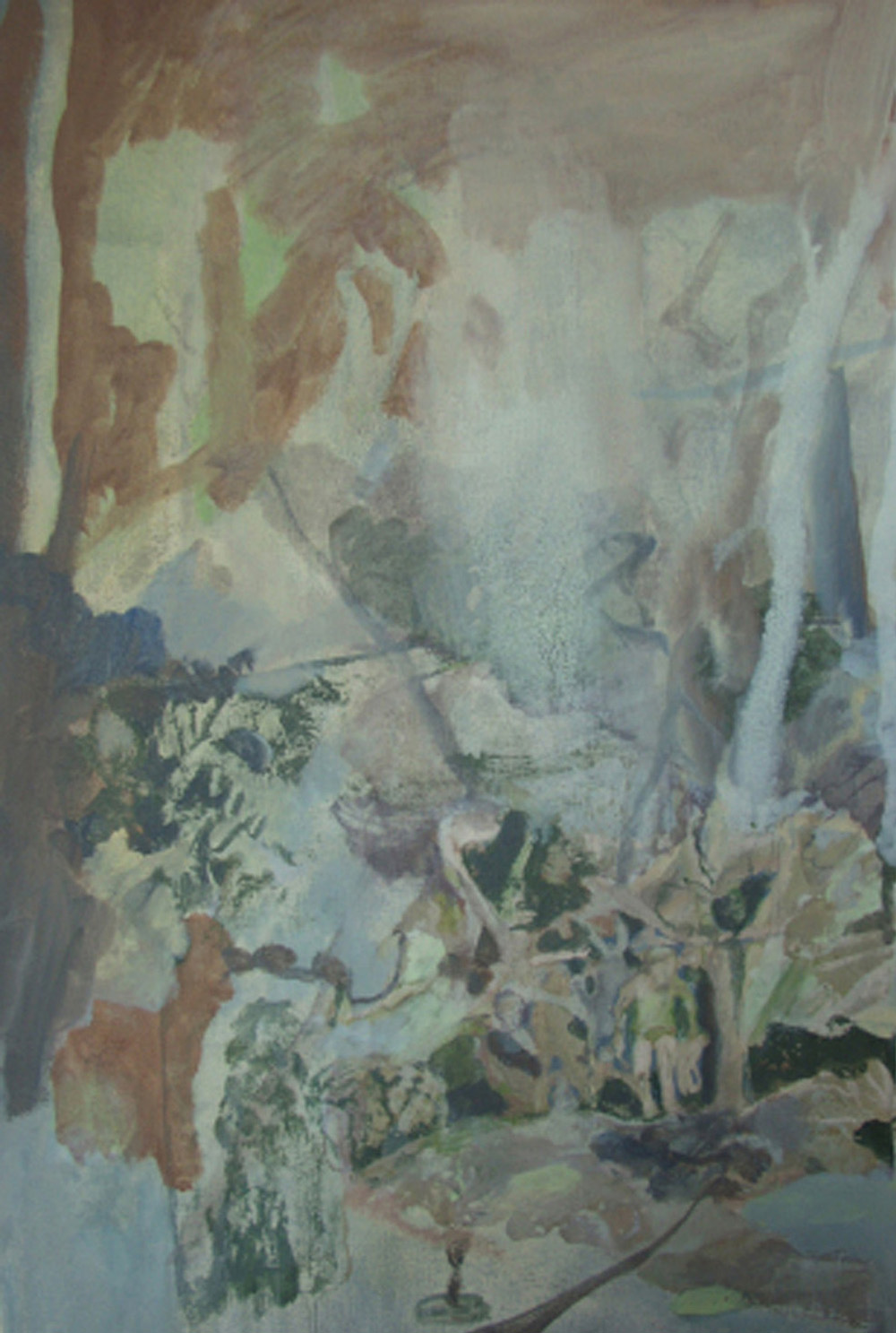 First Painting (title TBC), 2009. Acrylic on canvas
60 x 40 cms, 23 5/8 x 15 3/4 ins. Thomas Hylander