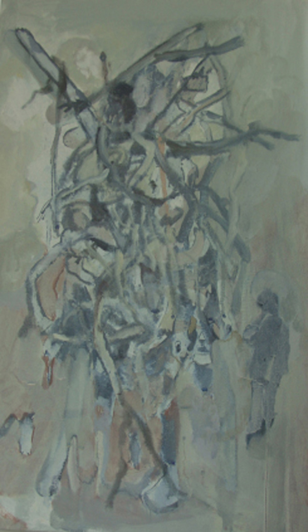 Shrub, 2008. Acrylic on canvas. 50 x 30 cms, 19 5/8 x 11 3/4 ins. Thomas Hylander