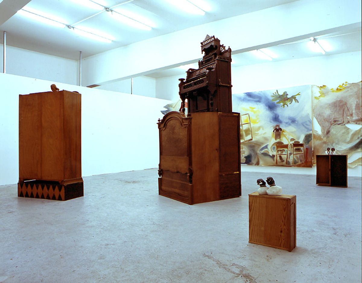 Installation view. No Good Man Island (Berlin Project Space)
, Sophie Von Hellermann and Brian Griffiths