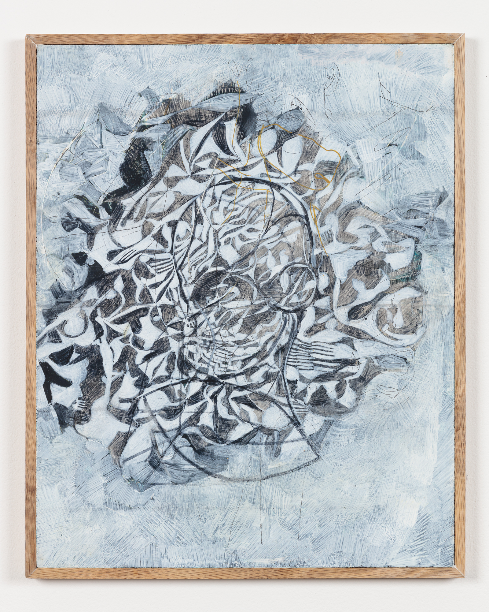 Nicholas Byrne, The cave, 2015, oil on gessoed panel with artists frame, 50 x 40 x 2 cm, 19 3/4 x 15 3/4 x 3/4 ins. Nicholas Byrne