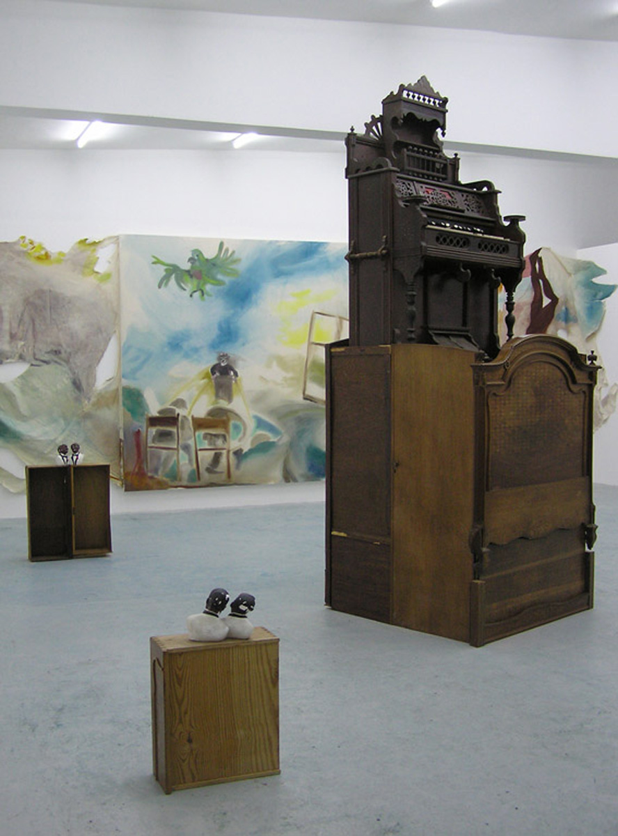 Installation view. No Good Man Island (Berlin Project Space)
, Sophie Von Hellermann and Brian Griffiths