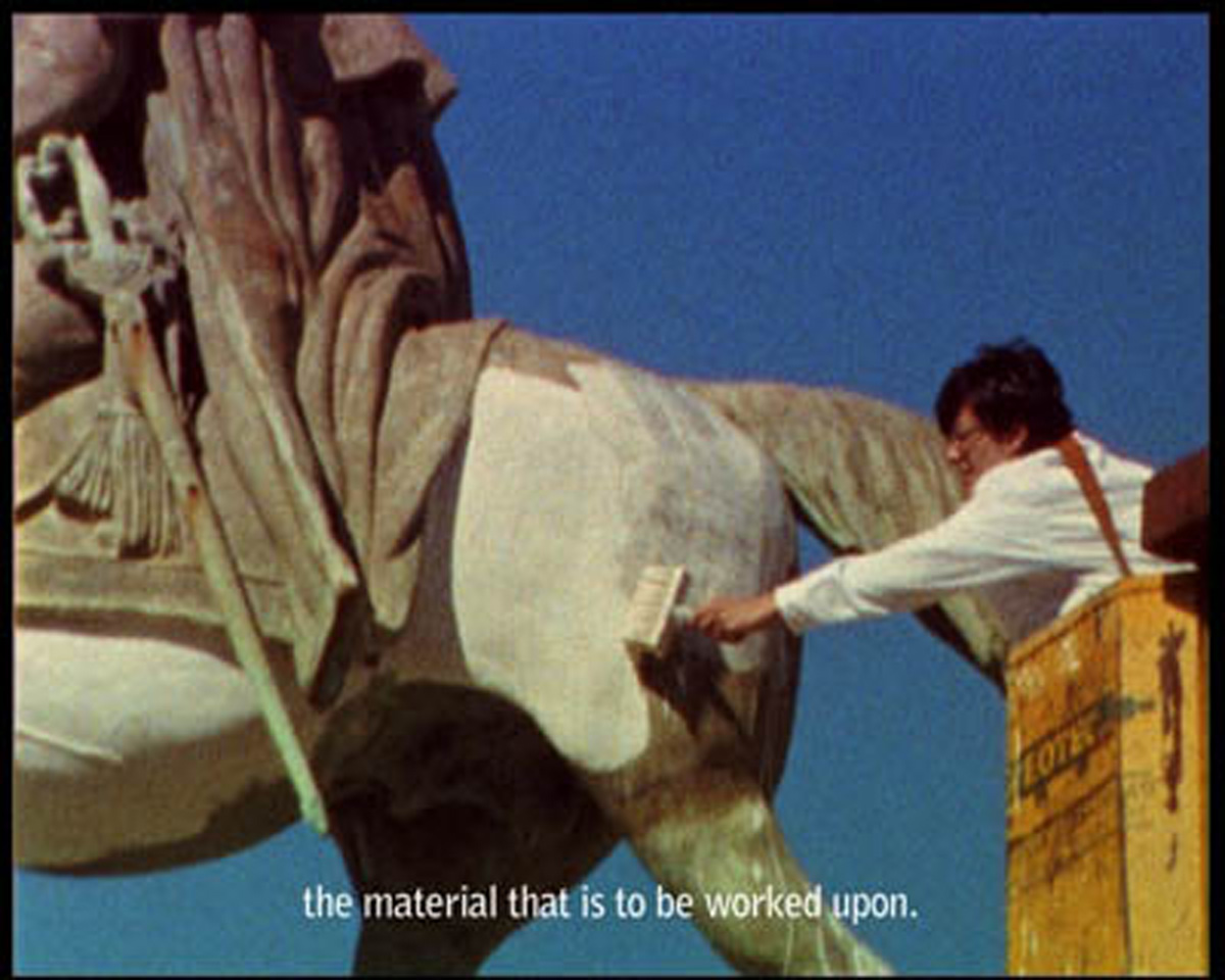 Amalia Pica
On education, 2008
Super 8 transferred to DVD
4 minutes 3 seconds. 6 Artists, 3 Shows: 7 – 26 July
, Owen Land & Hannah Sawtell, Felix Gmelin & Amalia Pica, Megan Fraser & Babette Mangolte