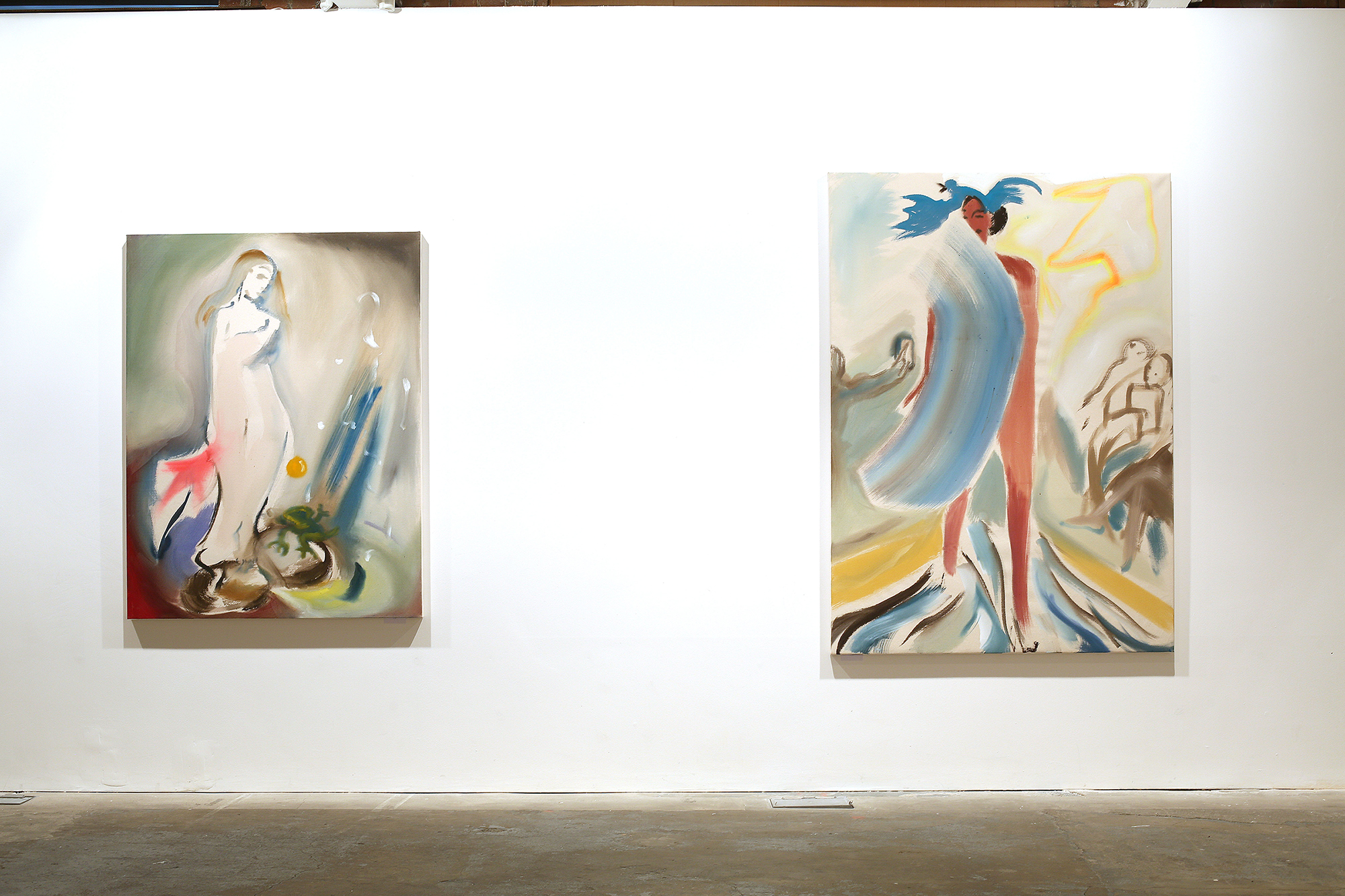Installation view. After a Fashion – A Play with Fire
, Sophie von Hellermann