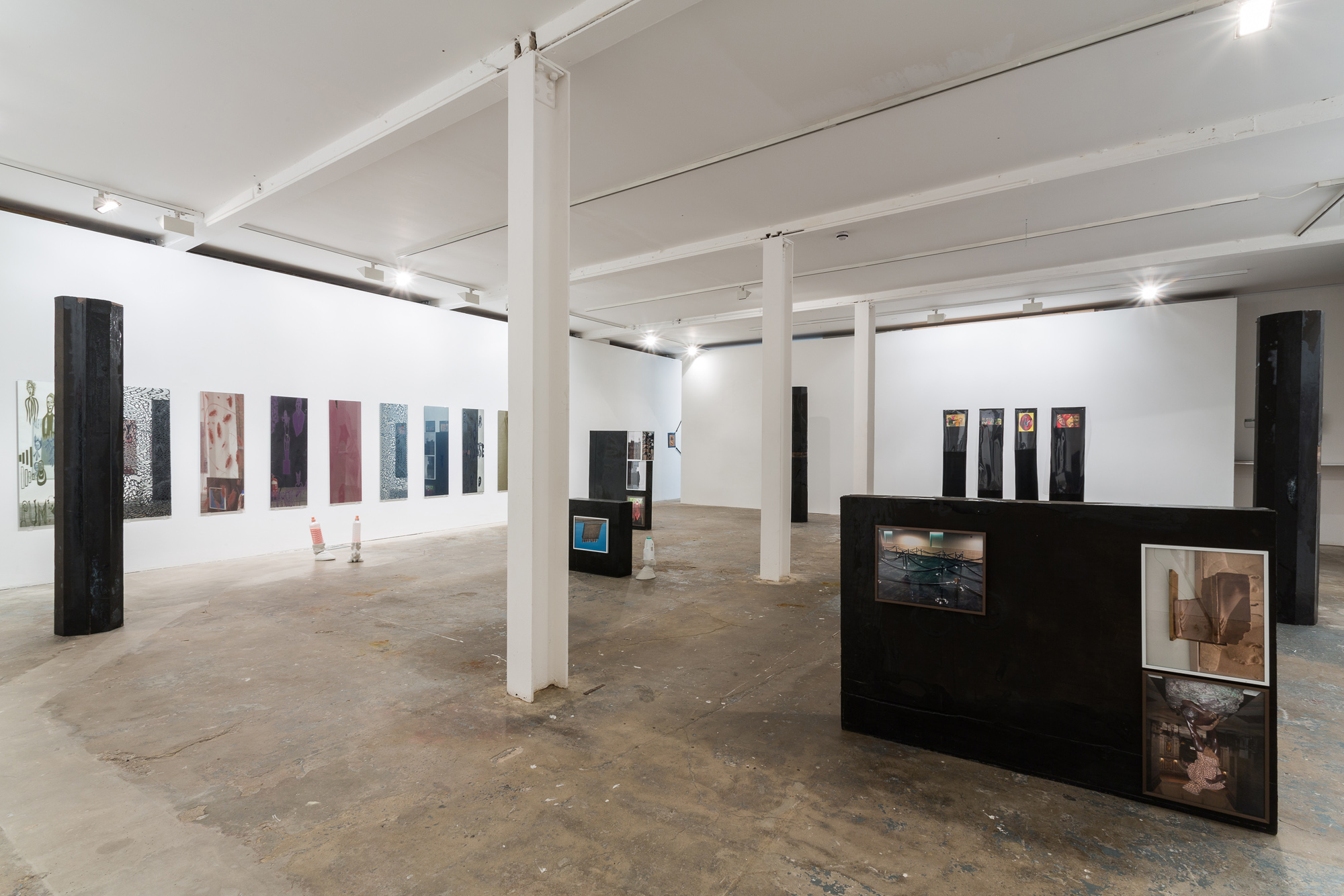 One step away from further Hell, 2015, Lena Henke and Marie Karlberg, Vilma Gold, London, installation view. One step away from further Hell
, Lena Henke and Marie Karlberg