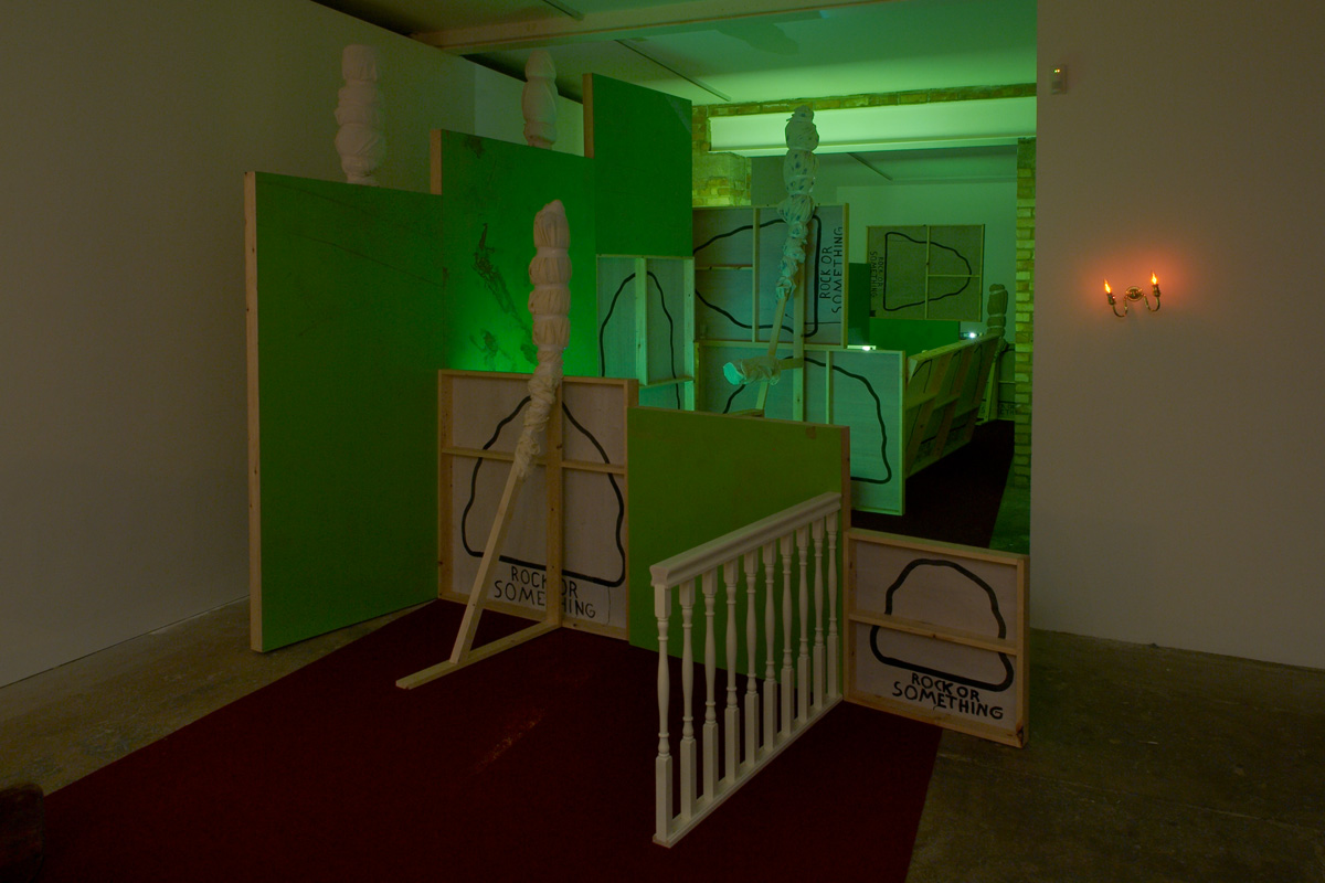 Installation view. Reconstruction Or Something
, Stephen G. Rhodes